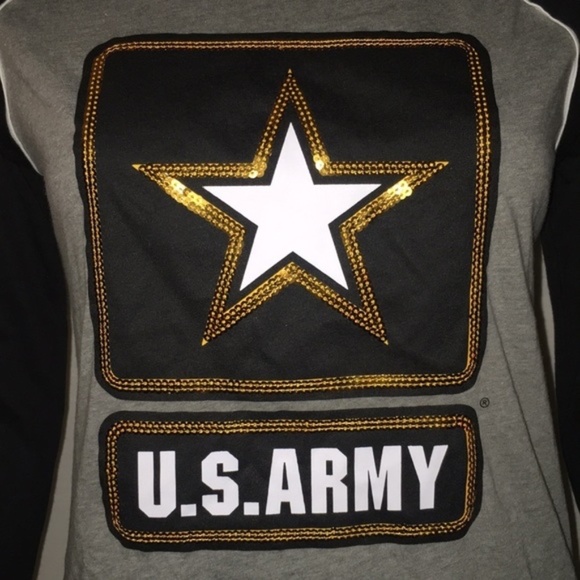 LAST ONE!! New Victoria’s Secret Pink US Army BLING Top Size Small - Picture 2 of 11